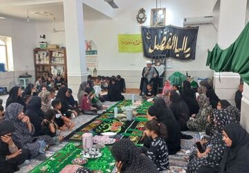 اجتماع بزرگ شیرخوارگان حسینی در شهر شمیل بندرعباس