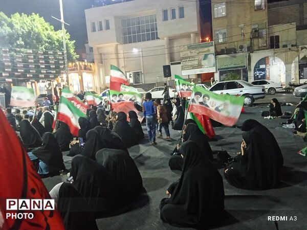 میناب در میدان شهدا، در پناه نور مجتبی(ع)
