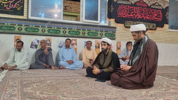 مراسم گرامیداشت شهید جهادگر حاج حمید حیدری در روستای مزرعه شهید بهشتی 