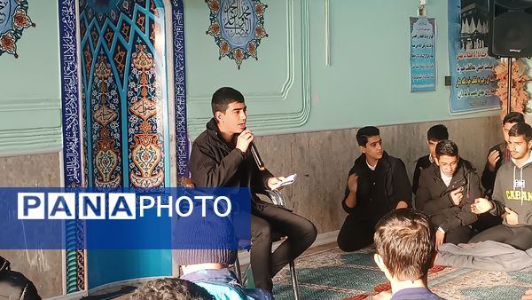 برگزاری زیارت عاشورا در دبیرستان شاهد ابوذر غفاری نیشابور در  اولین هفته  آذر ماه 