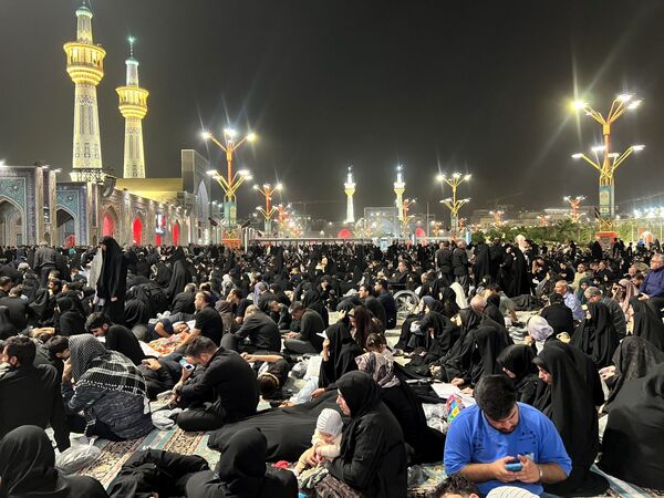 مراسم شب شهادت امام رئوف در مشهد مقدس 