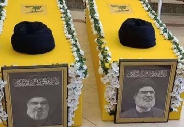 کارگروهی خبرنگاران پانا قرائت میثاق نامه به مناسبت شهادت سید مقاومت سید حسن نصرالله 
