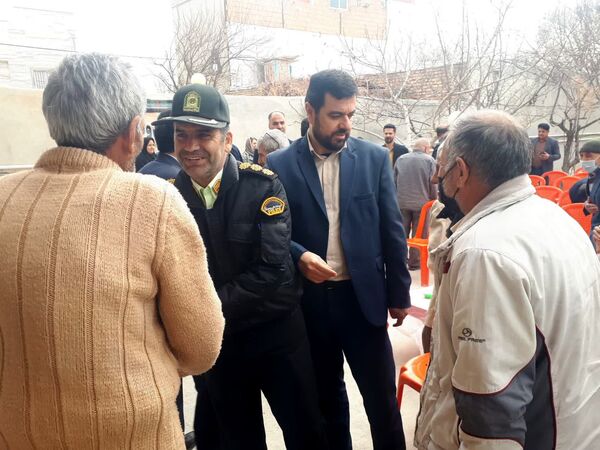 حضور سرپرست فرمانداری سملقان در خانه سالمندان این شهر