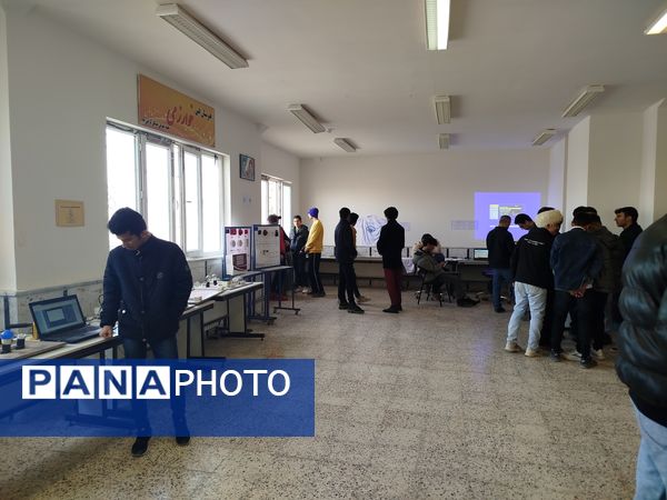 افتتاح نمایشگاه دست‌سازه‌های هنرستان خوارزمی سملقان