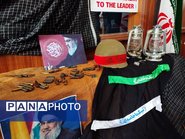 مراسم بزرگداشت سید حسن نصرالله همراه با انس با قرآن کریم