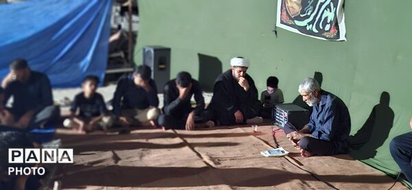 سوگواری ایام پایانی ماه صفر در روستای بناب