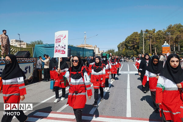 اجتماع بزرگ جان‌فدایان در خیابان ۱۷ شهریور آباده