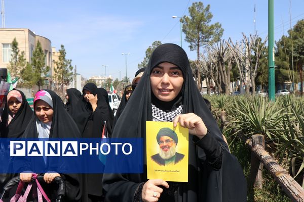 حضور شکوهمند مردم دلیجان در راهپیمایی روز قدس