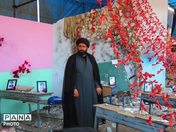 قرار آسمانی در موکب بسیج دانش‌آموزی؛ وقتی دانش‌آموزان شهید مینابی، زائر پیاده‌روی جاماندگان اربعین