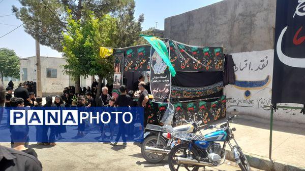 روز هشتم محرم دسته روی هیئت جانثاران ابوالفضلی روستای فدافن