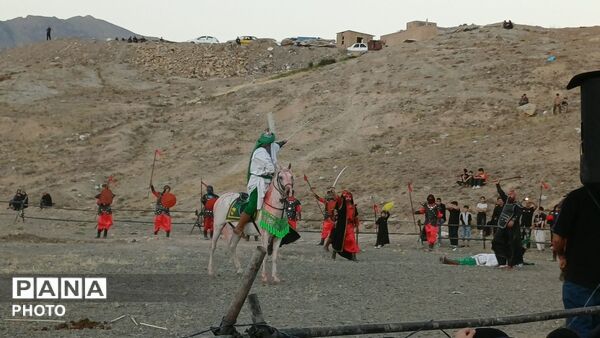 همایش خیمه‌سوزان و مراسم عصر عاشورا در شهرستان تفرش