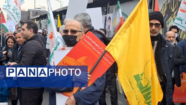 خروش ملت در روز قدس؛ حمایت بی‌وقفه از آرمان فلسطین