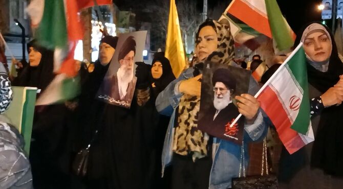 موج سی و سوم تجمعات مردمی در شهرستان کامیاران