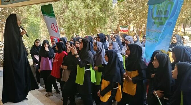 اردوی دخترانه «برپا» در سالن کانون مریم استان قم 