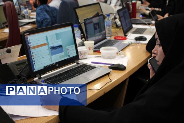 اتاق کنترل وضعیت ستاد انتخابات شهر مشهد