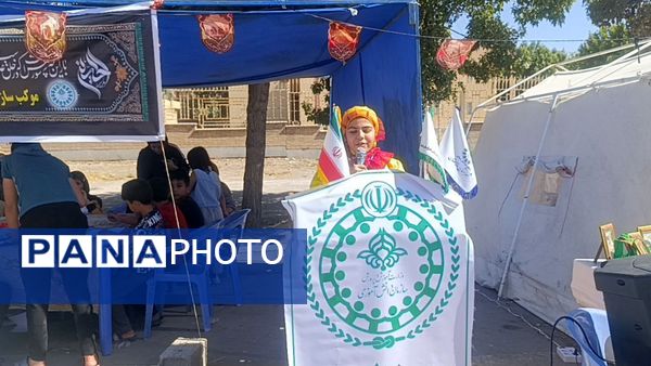 برپایی موکب سازمان دانش‌آموزی در شهرستان سملقان