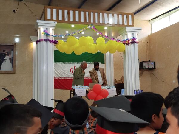 جشن الفبا دانش‌آموزان پایه اول دبستان شهید پسندیده فدافن