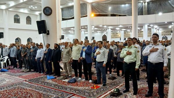 برگزاری آیین باشکوه گرامیداشت هفته دفاع مقدس در مصلی نظرآباد
