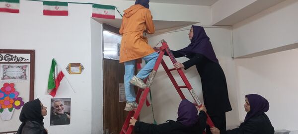فضاسازی مدرسه نرجس 1 و 2 