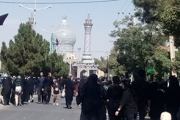 پیاده‌روی اربعین حسینی در شهرستان آباده 