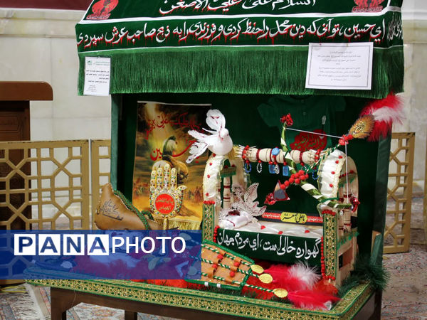 گهواره‌های عاشورایی و لالایی مادران همنوا با کودکان شهید