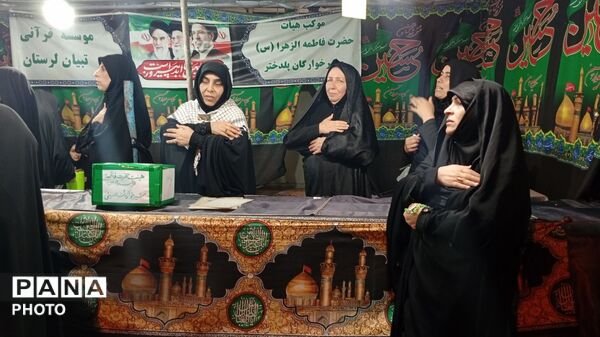 نهمین شب از سوگواره بزرگ محرم در میدان شهید بهشتی پلدختر 