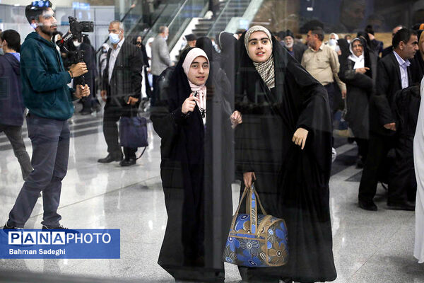بازگشت  کاروان‌های حج دانش‌آموزی