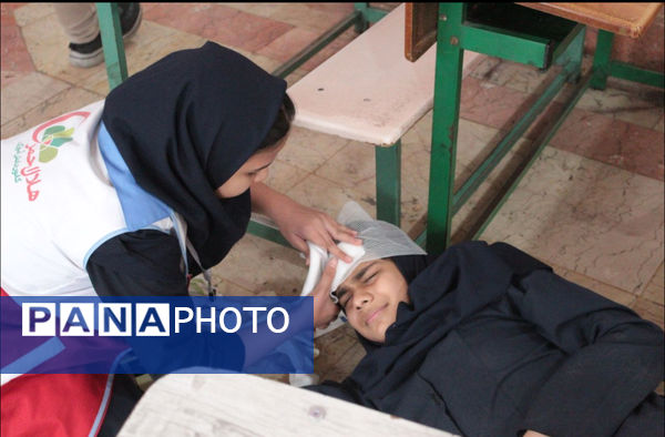 مانور زلزله در استان گلستان