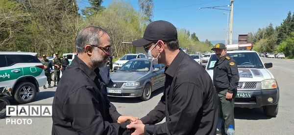 بازدید فرمانده انتظامی گلستان از خدمت‌رسانی کارکنان انتظامی در کردکوی 