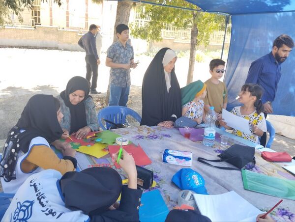 برپایی موکب سازمان دانش‌آموزی در شهرستان سملقان