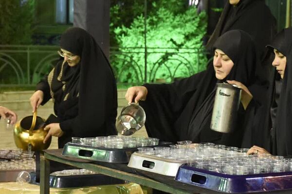 عزاداری ماه صفر در حسینیه محله قاضی شهرستان‌دماوند 
