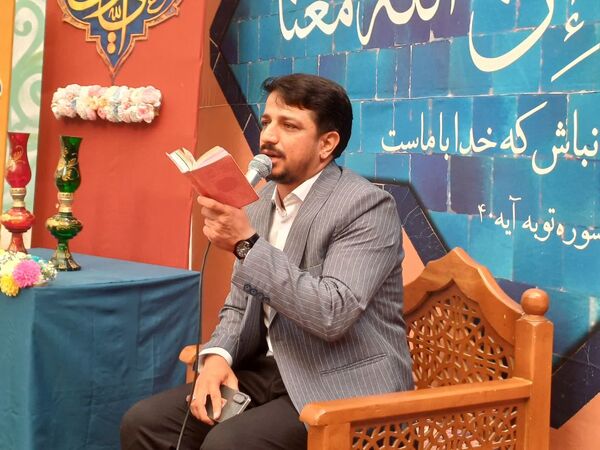 مراسم معنوی اعتکاف در مجموعه رستگاران شهرستان برخوار  