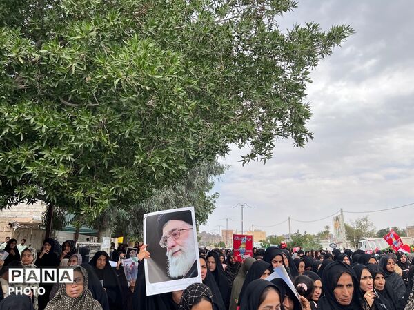 حضور حماسی قلعه گنج در روز قدس