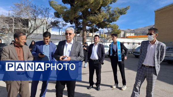 بدرقه دانش‌آموزان پسر عمره‌گذار کهگیلویه و بویراحمد 