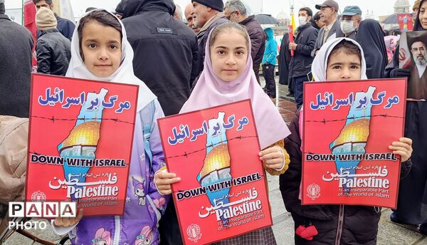 حضور نوجوانان همدان  در روز جهانی قدس