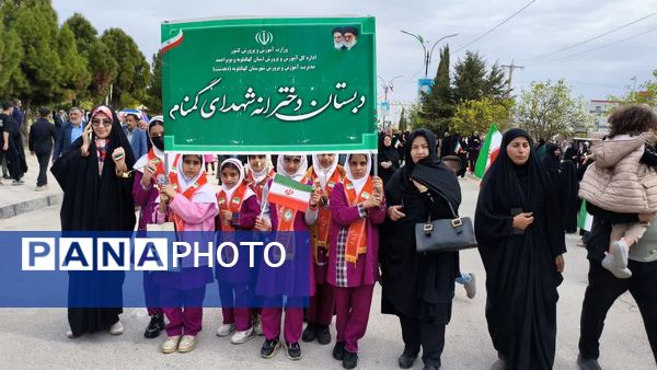 حضور  پرشور مردم در راهپیمایی ۲۲ بهمن دهدشت
