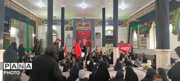 تجدید میثاق دانش‌آموزان شهر جعفریه با آرمان‌های رهبر شهید