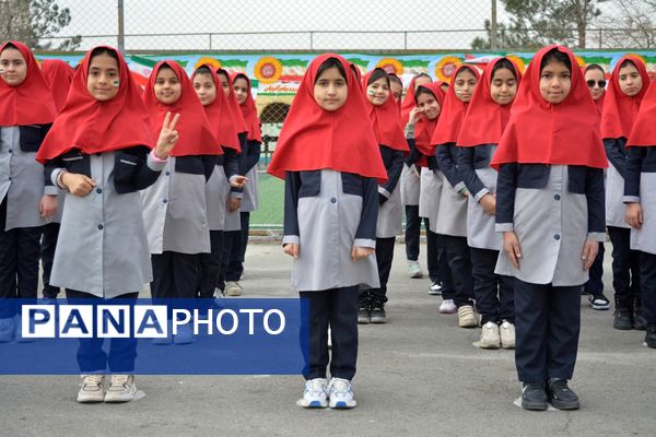 افتتاحیه طرح  «ایرانمون» در مدرسه شهدای گمنام بهارستان‌دو