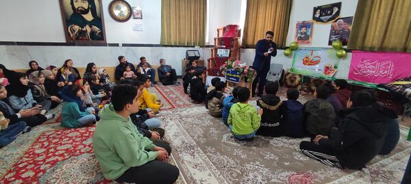 جشن ولادت حضرت علی (ع) پایگاه بسیج مطهره روستای تنسوان شیروان