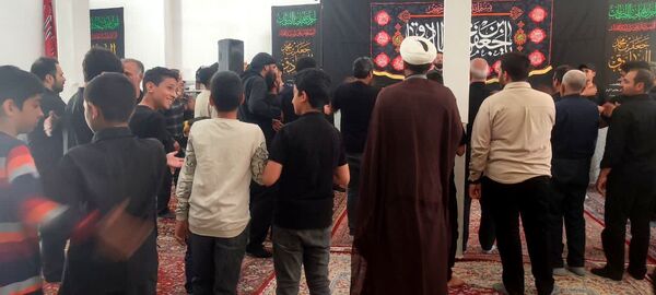 دسته عزاداری سالروز شهادت امام صادق(ع) در روستای ورجان قم