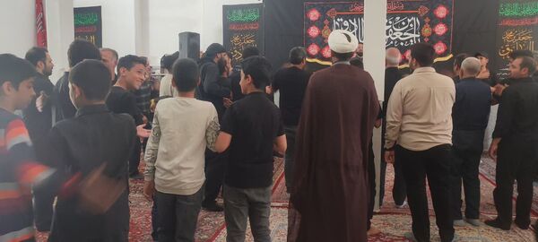 دسته عزاداری سالروز شهادت امام صادق(ع) در روستای ورجان قم