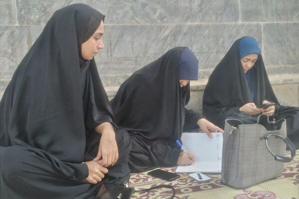برگزاری رزمایش سراسری بسیجیان در پایگاه مسجد جامع آبسرد