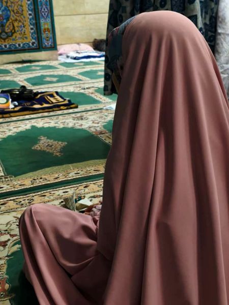 لحظات ناب اعتکاف دانش‌آموزی دختران در جاسک