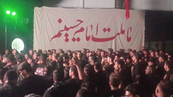 مراسم شب عاشورا در هیئت محبان ابوالفضل نیشابور 