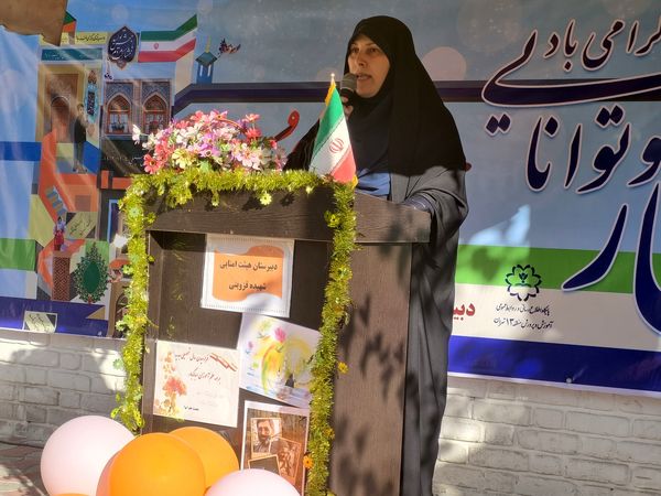 برگزاری جشن آغاز سال تحصیلی و مهر محمدی در دبیرستان شهیده معصومه قزوینی 