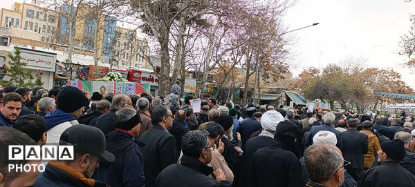 تشییع دو شهید شهرستان بجنورد در استان خراسان شمالی 