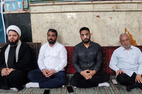 مراسم بزرگداشت شهید سید حسن نصرالله در مسجد جامع خیرآباد ورامین