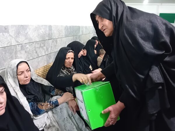 مراسم ایام فاطمیه در مسجد پنج تن آشخانه