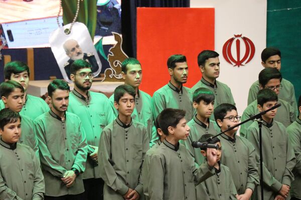 مراسم چهلم سردار شهید، محمد کاظمی در مشهد