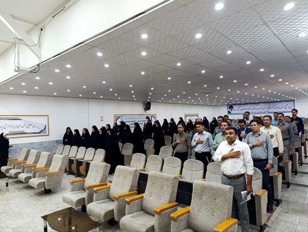 جلسه مدیران مدارس در شهرستان خلیل آباد 